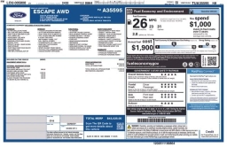 Ford Escape Platinum AWD 2026