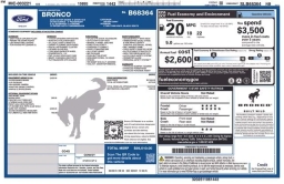 Ford Bronco Outer Banks 4 Door 4x4 2025