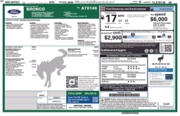 Ford Bronco Outer Banks 4 Door 4x4 2026