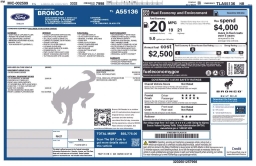 Ford Bronco Outer Banks 4 Door 4x4 2026