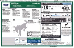 Ford Bronco Badlands 4 Door Advanced 4x4 2025