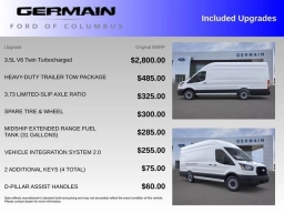 Ford Transit Cargo Van Base T-350 148" EL Hi Rf 9500 GVWR RWD 2026