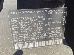 Volkswagen Atlas 2.0T SE FWD 2026