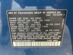 Volkswagen Atlas 2.0T SEL Premium R-Line 4MOTION 2025