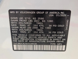 Volkswagen Atlas 2.0T SE w/Technology FWD 2025