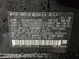 Honda HR-V LX AWD CVT 2026