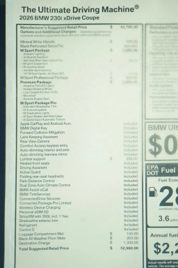 BMW 2 Series 230i xDrive Coupe 2026