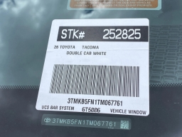 Toyota Tacoma 2WD SR5 Double Cab 5' Bed AT (Natl) 2026