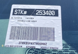 Toyota Tacoma 2WD SR5 Double Cab 6' Bed AT (Natl) 2026