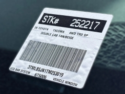 Toyota Tacoma 4WD TRD Sport Double Cab 6' Bed AT (Natl) 2026