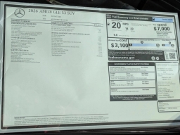 Mercedes-Benz GLE AMG GLE 53 4MATIC+ SUV 2026