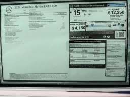 Mercedes-Benz GLS Maybach GLS 600 4MATIC SUV 2026