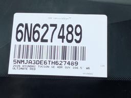 Hyundai Tucson SE FWD 2026