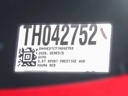 Genesis GV70 3.5T Sport Prestige AWD 2026