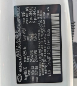 Hyundai Santa Fe Hybrid SE FWD 2026