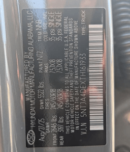 Hyundai Santa Cruz SE FWD 2026