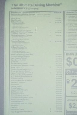 BMW X5 sDrive40i Sports Activity Vehicle 2026