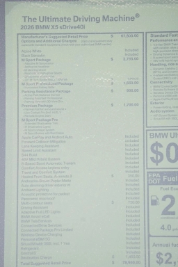 BMW X5 sDrive40i Sports Activity Vehicle 2026