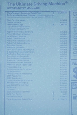 BMW X7 xDrive40i Sports Activity Vehicle 2026