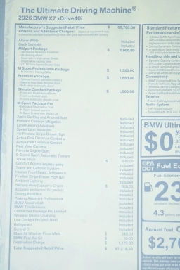 BMW X7 xDrive40i Sports Activity Vehicle 2026