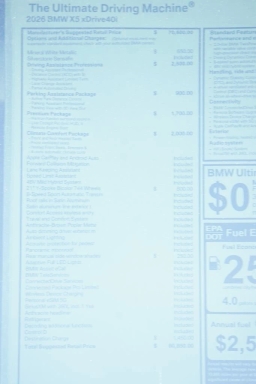 BMW X5 xDrive40i Sports Activity Vehicle 2026