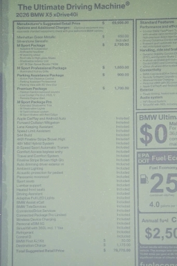 BMW X5 xDrive40i Sports Activity Vehicle 2026