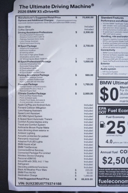 BMW X5 xDrive40i Sports Activity Vehicle 2026