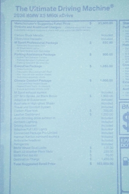 BMW X5 M60i Sports Activity Vehicle 2026