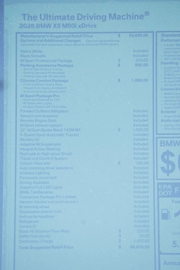 BMW X5 M60i Sports Activity Vehicle 2026