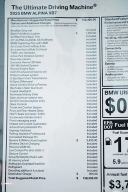 BMW X7 ALPINA XB7 Sports Activity Vehicle 2025