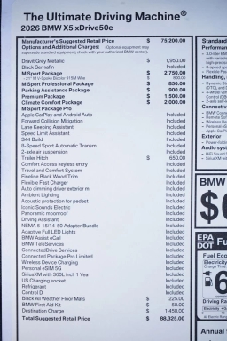 BMW X5 xDrive50e Plug-In Hybrid 2026