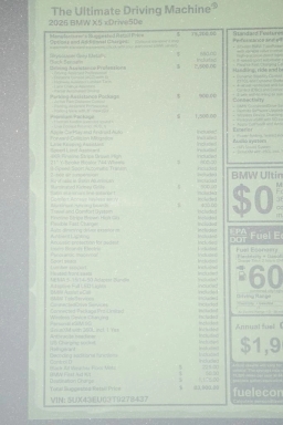 BMW X5 xDrive50e Plug-In Hybrid 2026