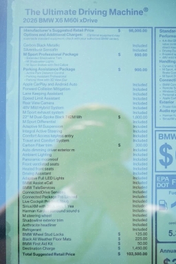 BMW X6 M60i Sports Activity Coupe 2026