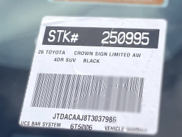 Toyota Crown Signia Limited AWD (Natl) 2026