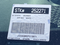 Toyota 4Runner Limited 4WD (Natl) 2026