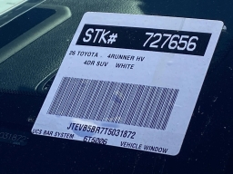 Toyota 4Runner Hybrid Platinum 4WD (Natl) 2026