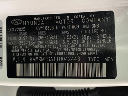 Hyundai Palisade Hybrid Calligraphy AWD 2026