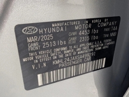 Hyundai Sonata SE FWD 2025