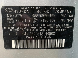 Hyundai Sonata Hybrid Blue FWD 2026