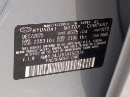Hyundai Sonata Hybrid SEL FWD 2026