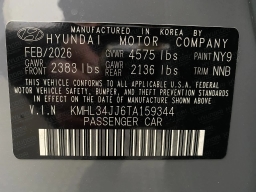 Hyundai Sonata Hybrid SEL FWD 2026