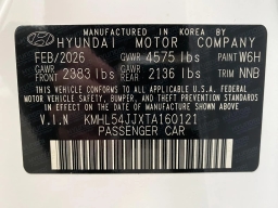 Hyundai Sonata Hybrid Limited FWD 2026