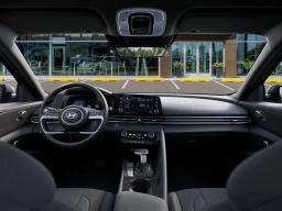 Hyundai Elantra Hybrid Blue Sedan 2026