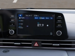 Hyundai Elantra Hybrid Blue Sedan 2026