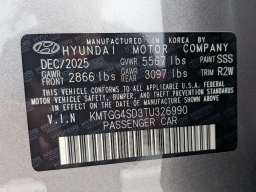 Genesis G80 3.5T Sport Prestige AWD 2026