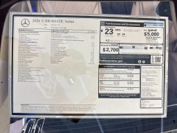 Mercedes-Benz S-Class S 500 4MATIC Sedan 2026