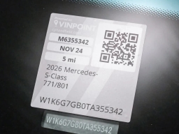 Mercedes-Benz S-Class S 580 4MATIC Sedan 2026