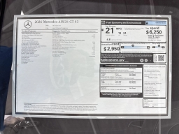 Mercedes-Benz AMG GT AMG GT 43 4-Door Coupe 2026