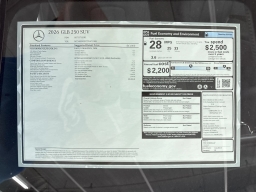 Mercedes-Benz GLB GLB 250 SUV 2026