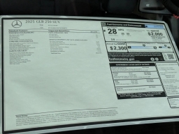 Mercedes-Benz GLB GLB 250 SUV 2025